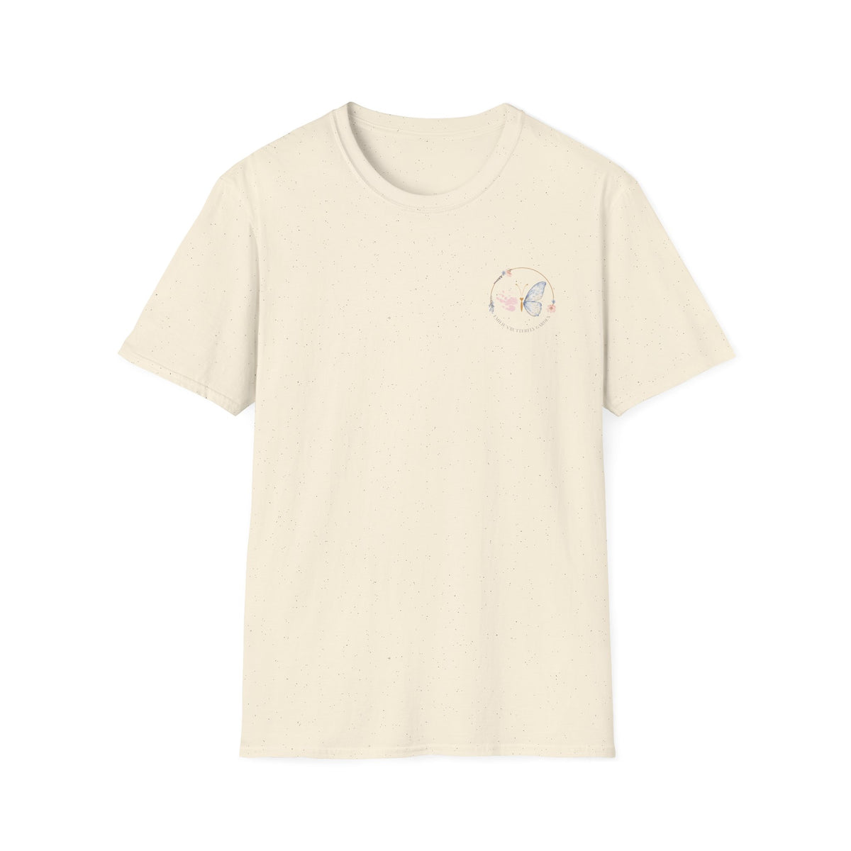 Minimal Floral Butterfly Tee